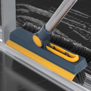 오너클랜  욕실 타일 틈새 브이자 청소 양면 스퀴지 청소 솔