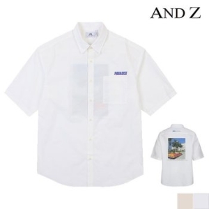 ANDZ LNL 라인 오버핏 반팔 셔츠 BZA2WC1152 상세 설명 참조 WT_100
