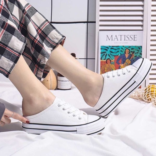 오너클랜 도림스마트_여성운동화여름_뮬여친신발봄신발여름슈즈_하얀 스니커즈 운동화 나들이 패션화 슈즈 스타일_W8A5F5B