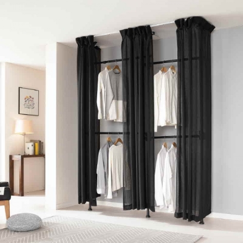 엘리시아 이지온 드레스룸 EOB-S314 시스루 커튼행거