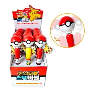 포켓몬 몬스터볼 스틱 버블 12개 한박스 포켓몬 버블봉 대량주문가능