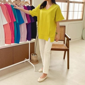 아이우먼 빅사이즈 303 초크브이앞트임반팔티 DBQP097