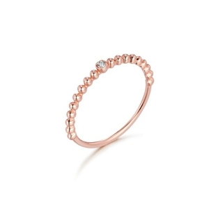 스타일러스  골든듀AMC 씬벨D3 18K금 핑크골드 다이아몬드 데일리 반지 ak-212000133 w279.5