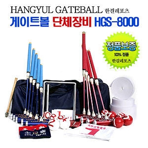 대덕  국산 게이트볼 단체장비 세트 HGS-8000