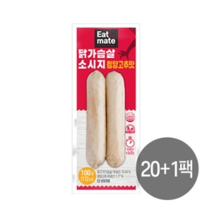 푸드나무 잇메이트 닭가슴살 소시지 고추맛 100g[21개]