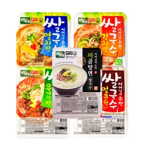 백제  멸치쌀국수6개 + 김치쌀국수6개 + 육개장쌀국수6개 + 얼큰한쌀국수6개 + 파곰탕면6개