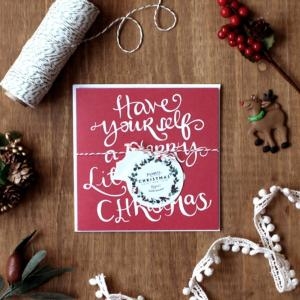 디비디  크리스마스 카드- Twinkle (Red)