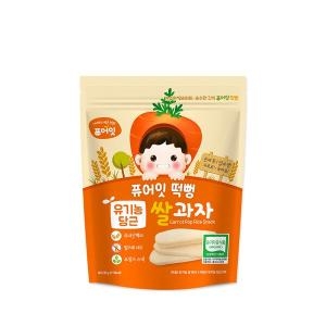  내이브로 퓨어잇 유기농 당근 쌀과자 30g [1개]
