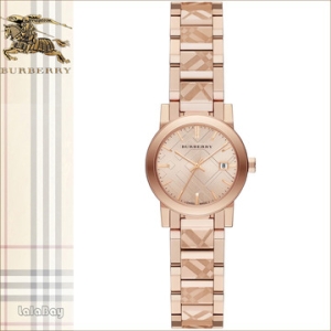 버버리 로즈골드 메탈시계_BU9235