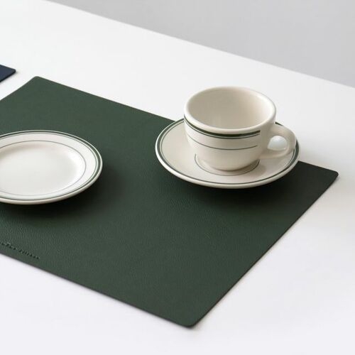 캔버라  인조가죽 식탁매트 사각