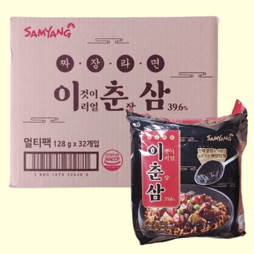 삼양식품  이춘삼라면 짜장라면 128g 32개입 1박스