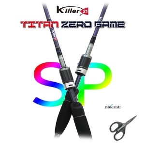 킬러21  티탄제로게임SP+합사가위 한치 문어 쭈꾸미 갑오징어 바다선상 루어낚시대
