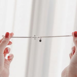 제이로렌  05B0771 모코 십자가 엔틱 실버 체인팔찌