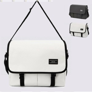 크로스 옆으로매는가방 메신저백 학생 남성 여성 책가방 무지 보조가방 에코백 학원 중학생고등학생 태블릿 고학년