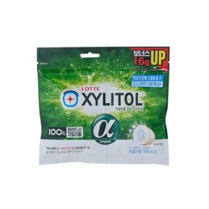 롯데  자일리톨 알파 오리지날 리필 86g+16g