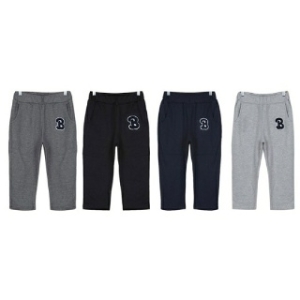 오너클랜 여성 트레이닝팬츠 4컬러 1P 7부 츄리닝 바지 B패치 WABFBC2