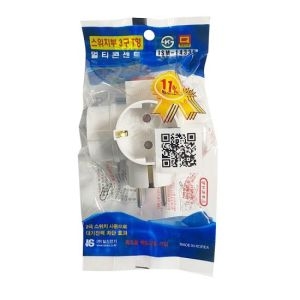 일신 스위치부 3구 T형 멀티콘센트 14335 멀티탭 T