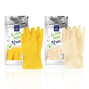 명진  미니 고무장갑 10켤레 단미니 고무장갑