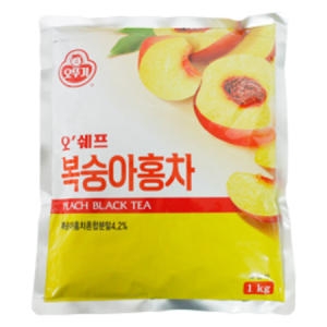 오뚜기  오쉐프 복숭아 홍차 1kg