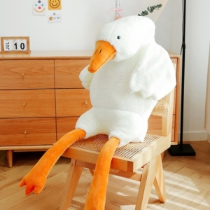 젊은이마켓 대형 오리 바디필로우 조규성 오리 거위 인형 죽부인쿠션 130cm