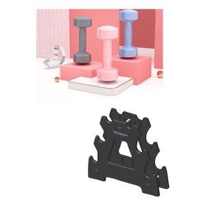 오너클랜  3단 아령거치대 가정용 아령정리대 덤벨수납 받침대