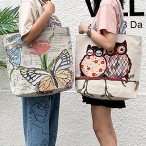 오너클랜 빅 사이즈 쇼퍼 가방 여행 데일리 패션 숄더 에코 백 WBC4F79