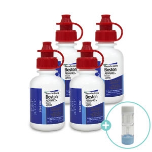 바슈롬 보스톤 어드밴스 세척액 30ml x4개 하드렌즈케이스 증정
