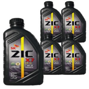 SK엔무브 ZIC X7 LS 5W30 1L[5개] - 에누리 가격비교