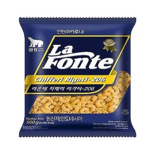 인도푸드 라폰테 206호 치페리 리가티 마카로니 500g