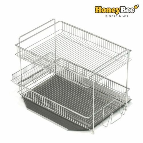 영인정공 스토피아 허니비 304 올스텐 식기건조대 2단