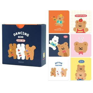 핑크풋  10000 댄싱베어 카드 세트 Navy 1세트