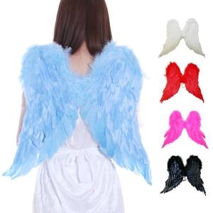 큐티천사날개 레드 나비 할로윈 소품 악마 깃털 봉