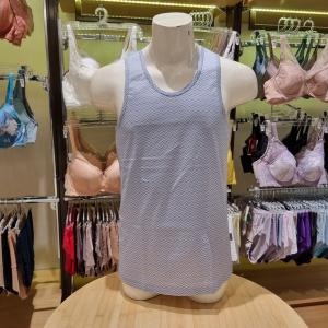 비너스 면 100% 소재로 피부가 민감하 분들도 부담없이 착용가능한 지그재그 나염 남성 런닝