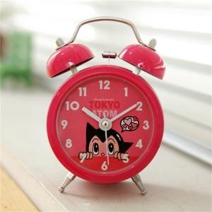 핑크  아스트로보이 아톰 알람 탁상시계