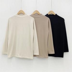 아이우먼 빅사이즈사랑해요 B231L011 피치기모하프넥긴팔티 ZY _