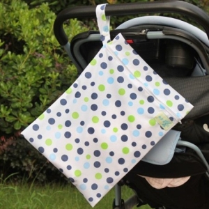 오너클랜 SELLFRE-2564-똑딱이 유모차 걸이 파우치 땡땡이 14741460