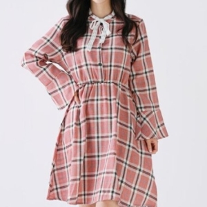 블루모드 프릴소매 레이스리본 원피스 DJJ117 14741484