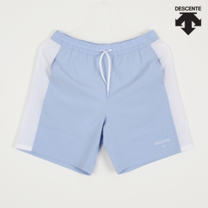 데상트  반바지 SN122PHP11SBLU 여성 우븐 4.5부 반바