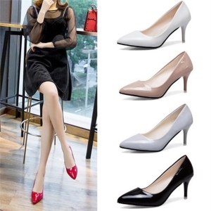 셀러허브 여성 VY 여성 오피스룩 알바 펌프스힐 승무원 셋업 구두