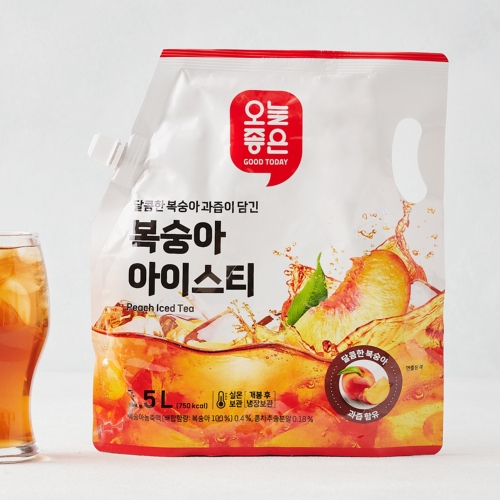  오늘좋은 복숭아이스티 1.5L [1개]