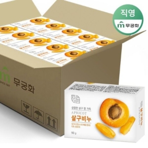 무궁화 자연미인 살구 비누 90g