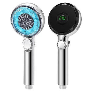 에코벨  온도측정 수압조절 샤워기헤드/수압상승 절수 욕실