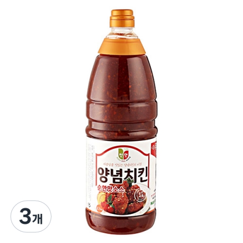청우식품 양념치킨 순한맛 소스 2.1kg [3개] - 에누리 가격비교