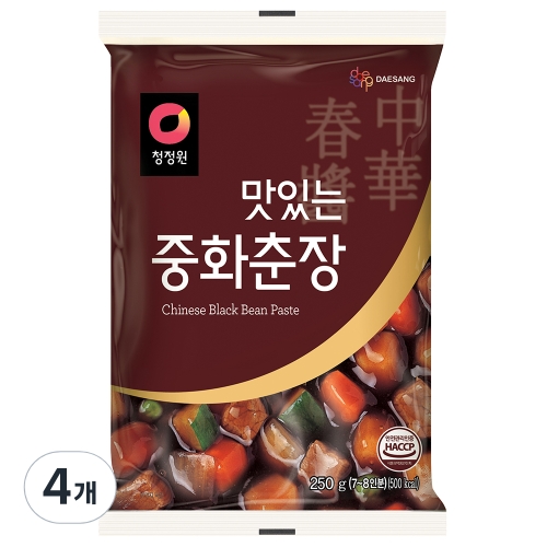 대상 청정원 맛있는 중화춘장 4개 250g