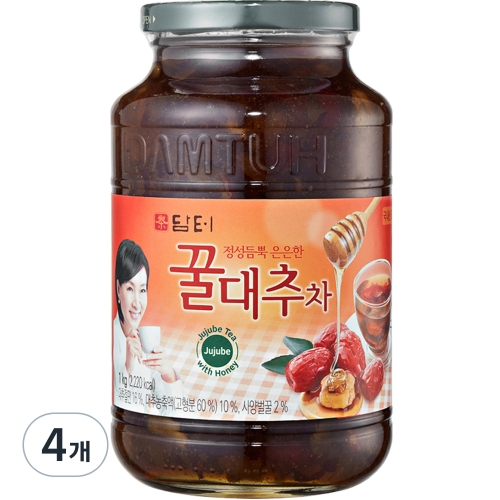담터 꿀대추차 1kg 1개입 4개 - 에누리 가격비교