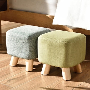 오에이데스크  oadesk  심플 사각 원목스툴 화장대의자 스톨 심플사각원목스툴