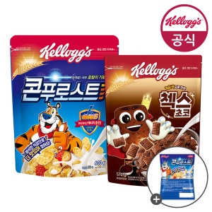 켈로그  콘푸로스트 600g + 첵스초코 570g + 미니시리얼 30g