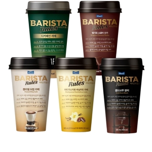 매일유업 바리스타룰스 325ml x 10개입 5종 컵커피 플라넬 드립 디카페인라떼 카페라떼 바닐라빈