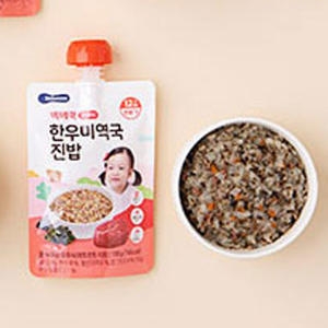 베베쿡 한우미역국 진밥 100g