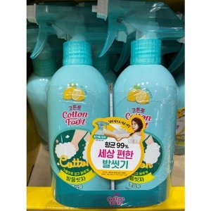 온더바디 발을씻자 코튼 풋샴푸 프레쉬 자몽민트 510ml